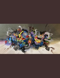 Tableau abstrait moderne -...