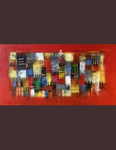 Tableau abstrait moderne -...