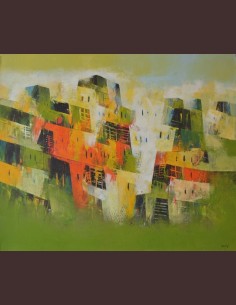 Tableau figuratif moderne -...