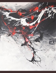 Tableau abstrait moderne -...