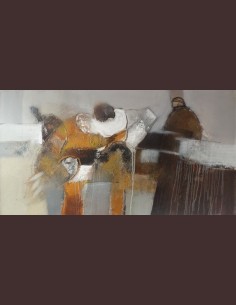 Tableau abstrait moderne -...