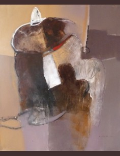 Tableau abstrait moderne -...