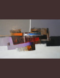 Tableau abstrait moderne -...