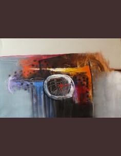 Tableau abstrait moderne -...