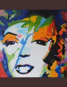 Tableau figuratif moderne -...