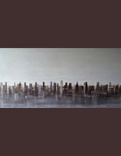 Tableau figuratif moderne -...