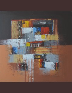 Tableau abstrait moderne -...