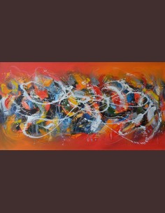 Tableau abstrait moderne -...