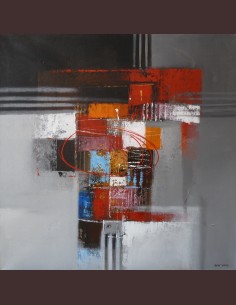 Tableau abstrait moderne -...