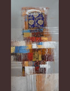 Tableau abstrait moderne -...