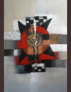 Tableau abstrait moderne -...