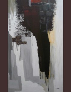 Tableau abstrait moderne -...