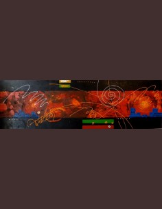 Tableau abstrait moderne -...