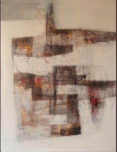 Tableau abstrait moderne -...