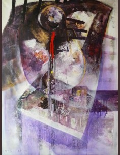 Tableau abstrait moderne -...