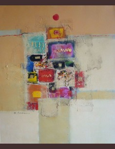 Tableau abstrait moderne -...