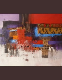 Tableau abstrait moderne -...