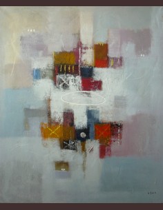 Tableau abstrait moderne -...