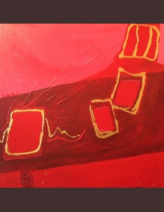 Tableau abstrait - Le carré...