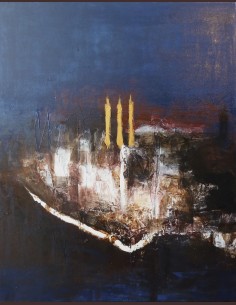 Tableau abstrait moderne -...